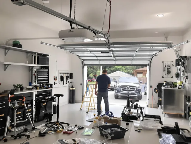 Garage door opener installation by East Hampton Garage Door Repair in East Hampton