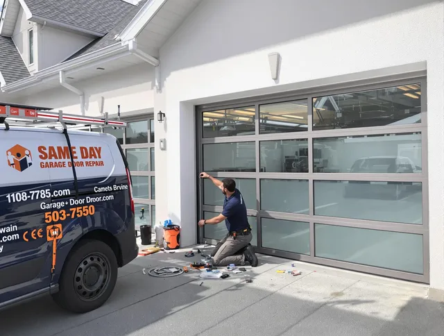 Same-day garage door repair service by East Hampton Garage Door Repair in East Hampton